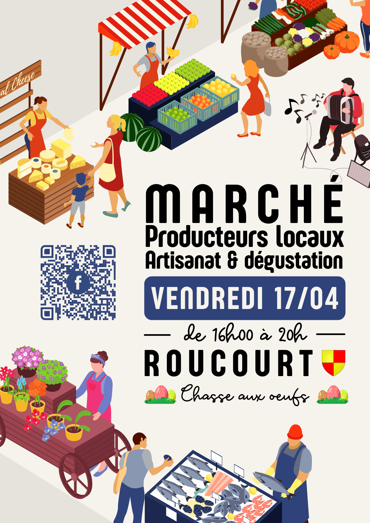 affiche marché roucourt Avril 2026